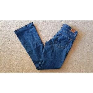 Signature by Levi Strauss Womens Mid Rise Bootcut Jeans Blue W26 L32 2M 94364